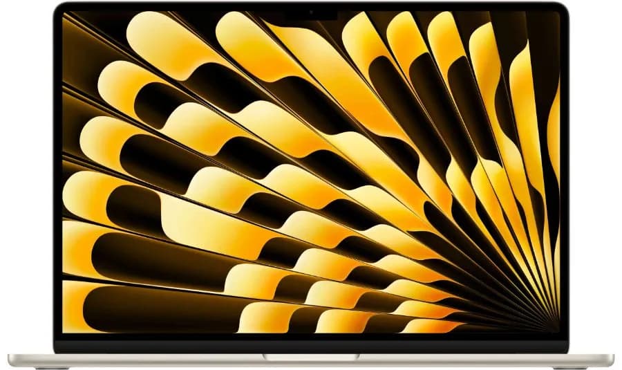 Ноутбук Apple MacBook Air 15" (M5, 10C CPU, 10C GPU, 24Gb, 1Tb SSD), "сияющая звезда" (MDVF4) — фото 1