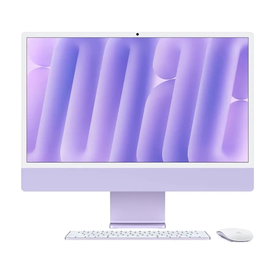 Моноблок Apple iMac 24" Retina 4,5K (M4, 10C CPU, 10C GPU, 24Gb, 512Gb SSD), фиолетовый (Z1EU0008B) — фото 1