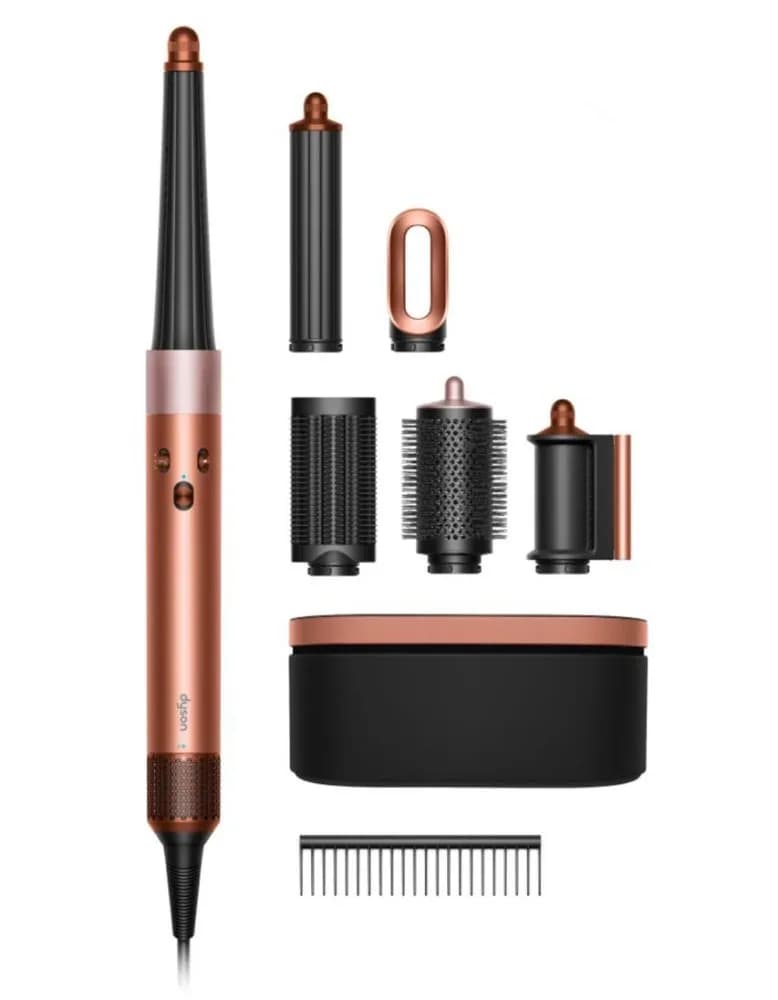 Стайлер Dyson Airwrap i.d. Long HS08 Straight+Wavy, янтарный шёлк (Amber Silk) (2025) — фото 1