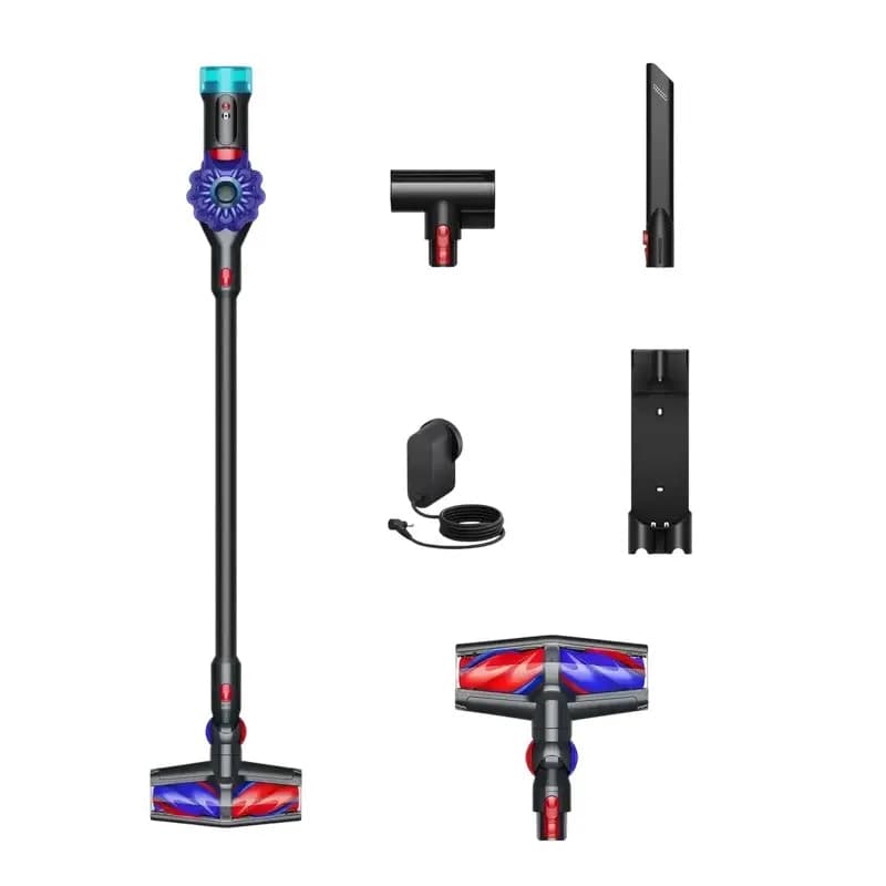 Пылесос Dyson V10 Konical, синий/чёрный (Vinca Blue/Black)