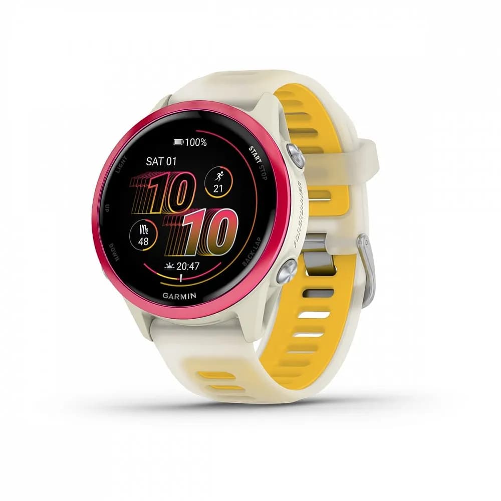 Умные часы Garmin Forerunner 570 (010-02970-02) 42 мм, Raspberry Bone/Mango Band — фото 1