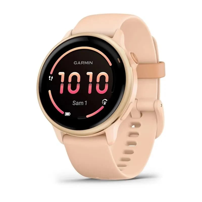 Умные часы Garmin Vivoactive 6 (010-02985-03), розовый (Pink Dawn)