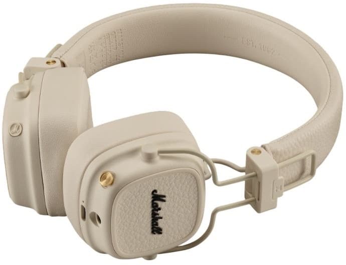 Беспроводные наушники Marshall Major V, бежевый — фото 3