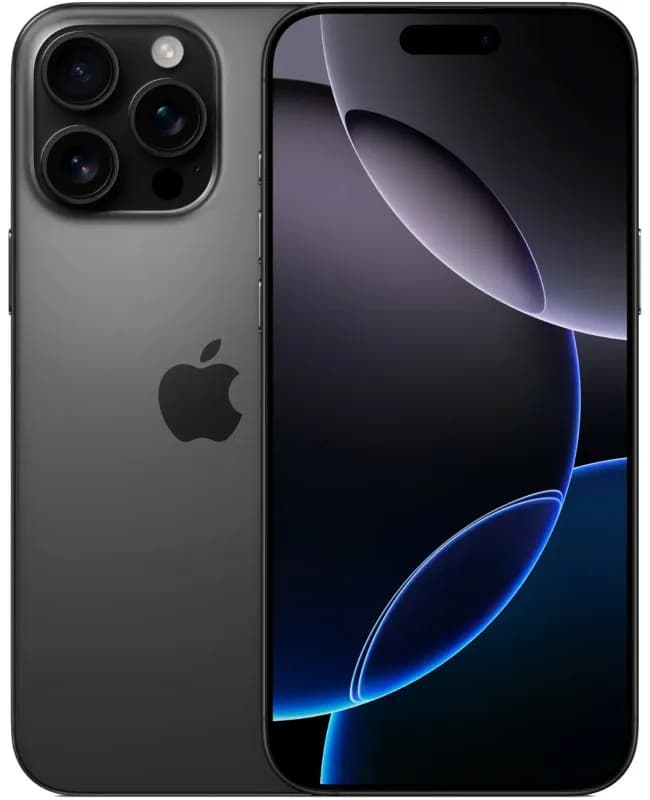 Смартфон Apple iPhone 16 Pro Max 256Gb, "титановый чёрный" SIM + eSIM — фото 1