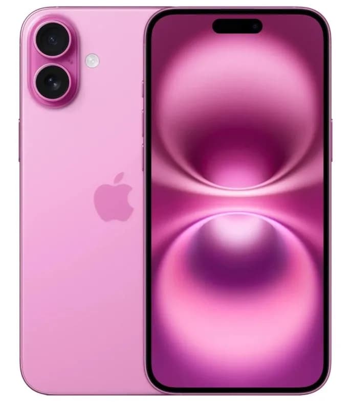Смартфон Apple iPhone 16 128Gb, розовый SIM + eSIM — фото 1