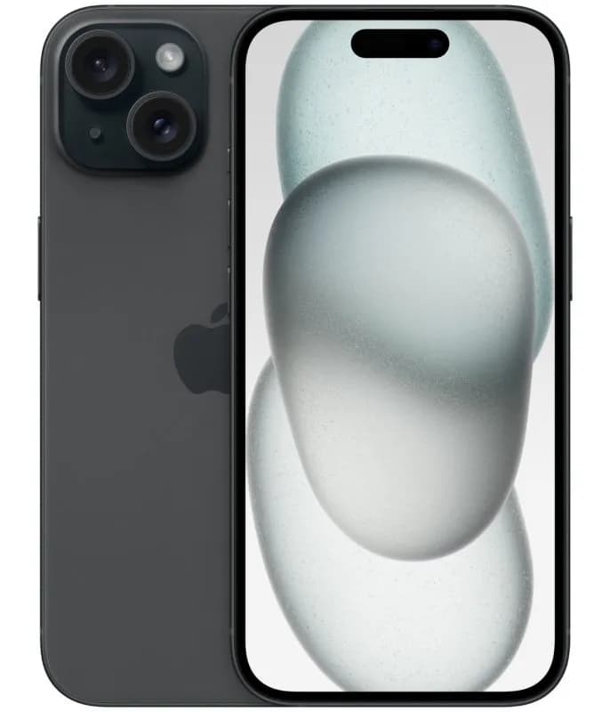 Смартфон Apple iPhone 15 128Gb, чёрный SIM + eSIM — фото 1