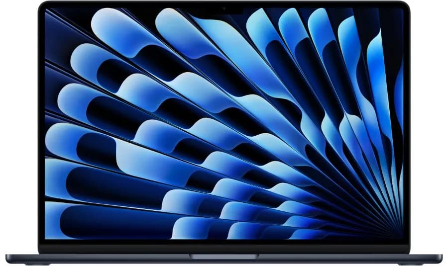 Ноутбук Apple MacBook Air 15" (M4, 10C CPU, 10C GPU, 24Gb, 512Gb SSD), "полуночный чёрный" (MC6L4) — фото 1