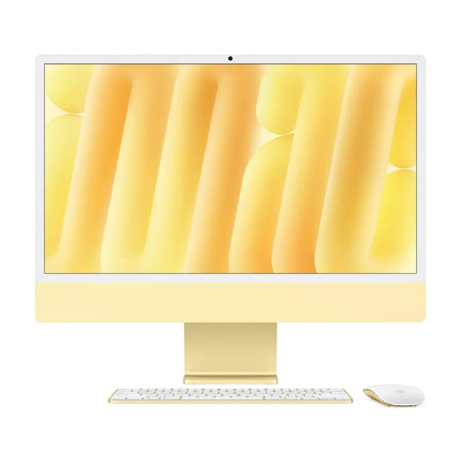 Моноблок Apple iMac 24" Retina 4,5K (M4, 8C CPU, 8C GPU, 16Gb, 512Gb SSD), жёлтый (Z1E3000E8) — фото 1