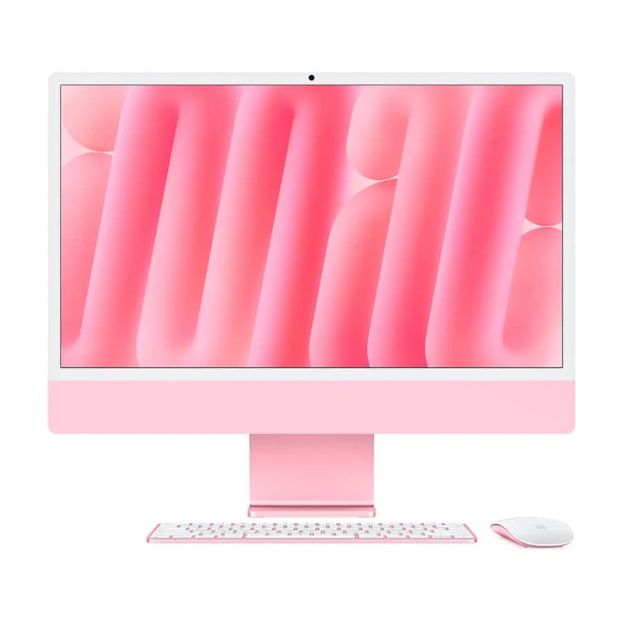 Моноблок Apple iMac 24" Retina 4,5K (M4, 10C CPU, 10C GPU, 24Gb, 512Gb SSD), розовый (MD2U4) — фото 1