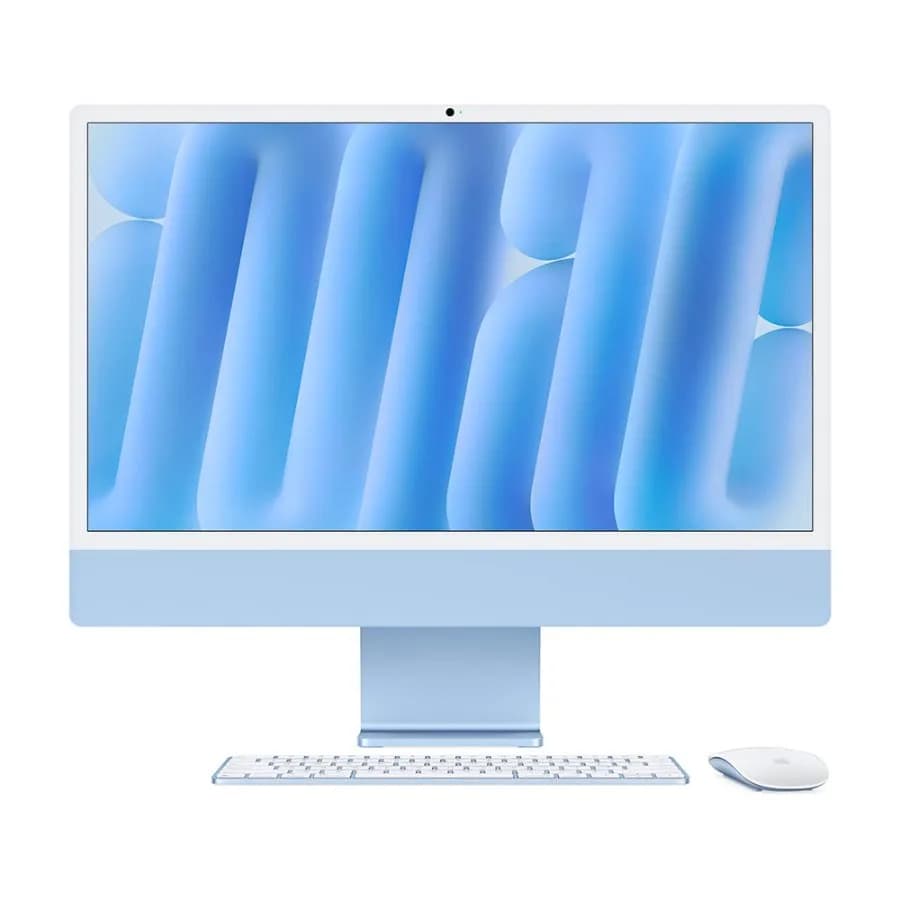 Моноблок Apple iMac 24" Retina 4,5K (M4, 10C CPU, 10C GPU, 16Gb, 512Gb SSD), синий (MWV33) — фото 1