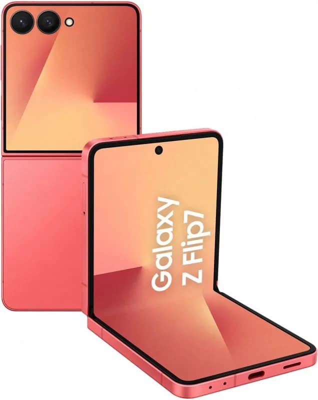 Смартфон Samsung Galaxy Z Flip7 12/256Gb, коралловый (Coralred) — фото 1