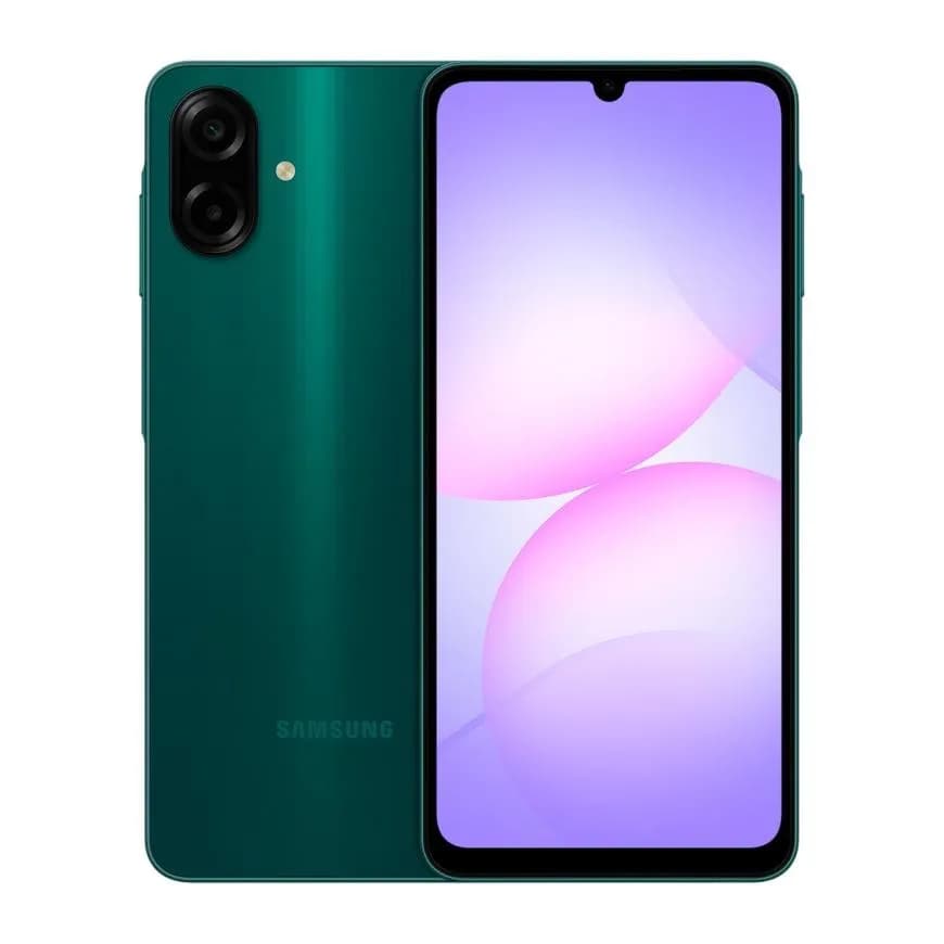 Смартфон Samsung Galaxy A07 4/128Gb, зелёный (Green) — фото 1