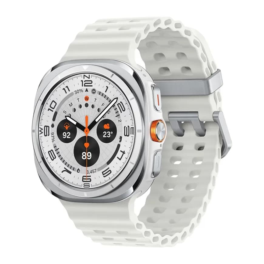 Умные часы Samsung Galaxy Watch Ultra 2025 LTE 47мм, белый титан (Titanium White) — фото 1