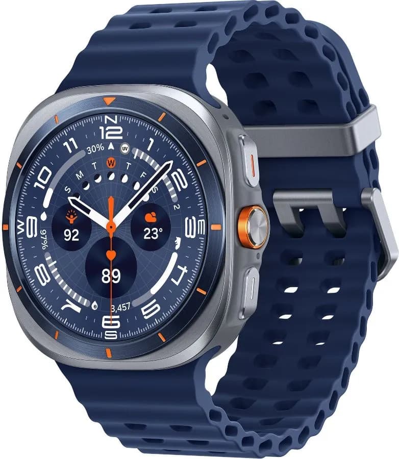 Умные часы Samsung Galaxy Watch Ultra 2025 LTE 47мм, синий титан (Titanium Blue) — фото 1