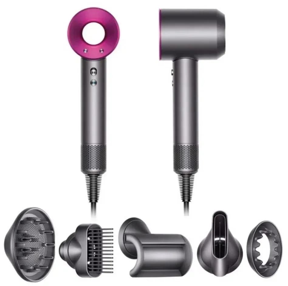 Фен Dyson Supersonic HD07, никель/фуксия (Nickel/Fucsia) (2022) — фото 1