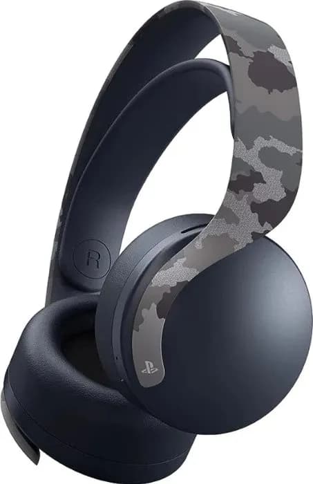 Наушники с микрофоном Sony PULSE 3D, серый камуфляж (Grey Camouflage) — фото 1