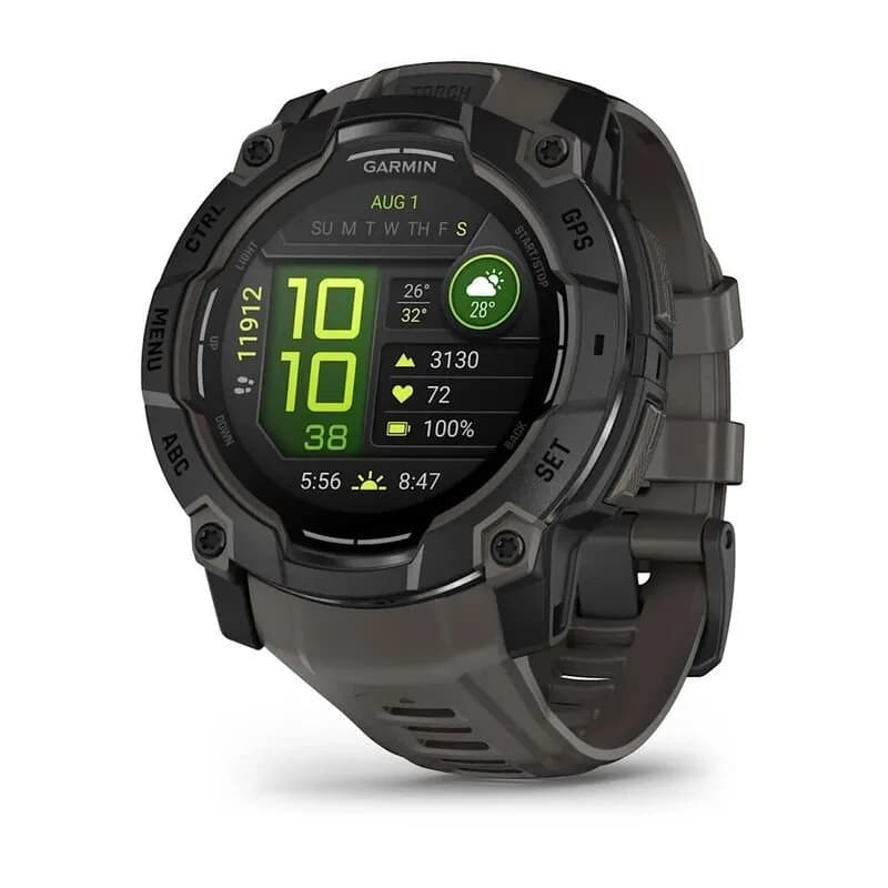 Умные часы Garmin INSTINCT 3 (010-03020-00) 50 мм AMOLED BLACK Charcoal Band — фото 1