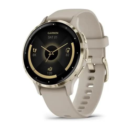 Умные часы Garmin Venu 3S (010-02785-02) 41 мм, золотистый (French Gray) — фото 1