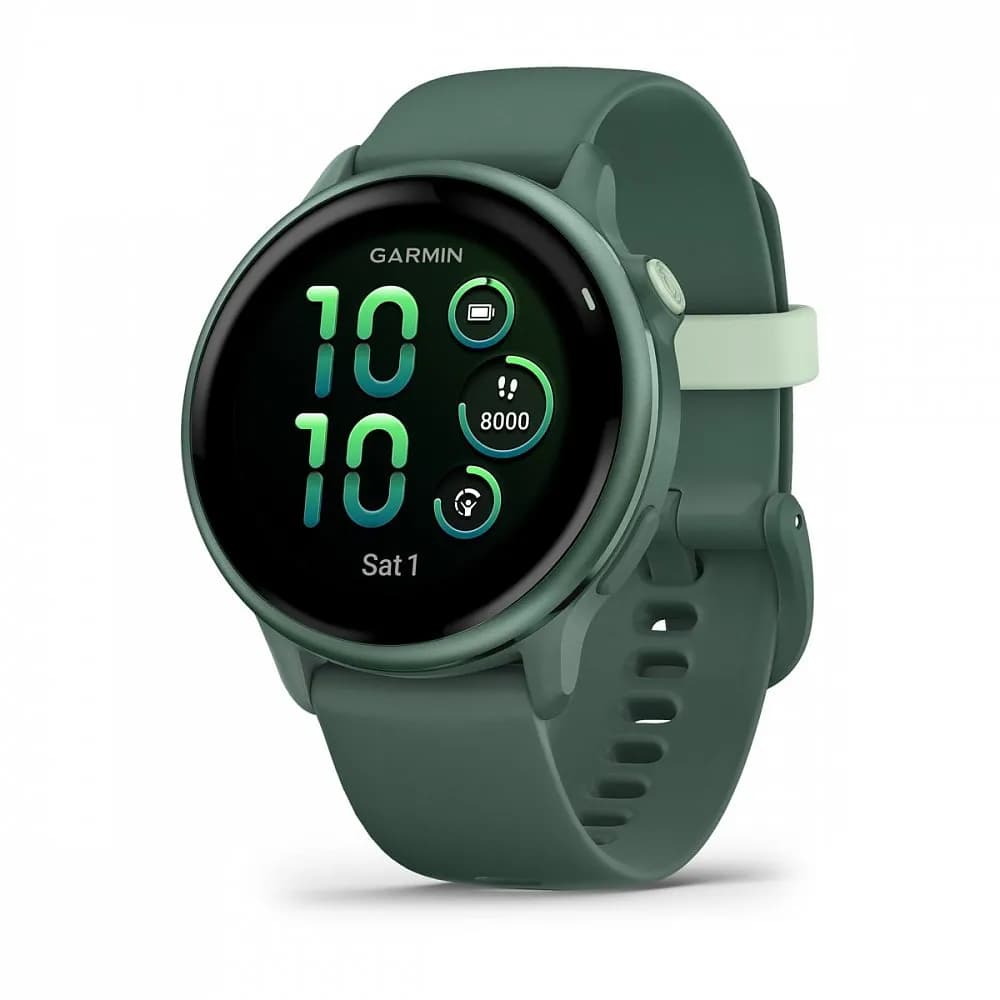 Умные часы Garmin Vivoactive 6 (010-02985-02), яшмовый (Jasper Green) — фото 1