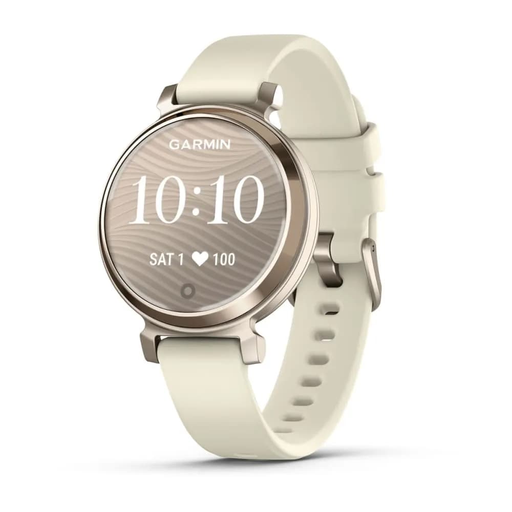 Умные часы Garmin Lily 2 Cream Gold Case With Coconut Silicone Band — фото 1
