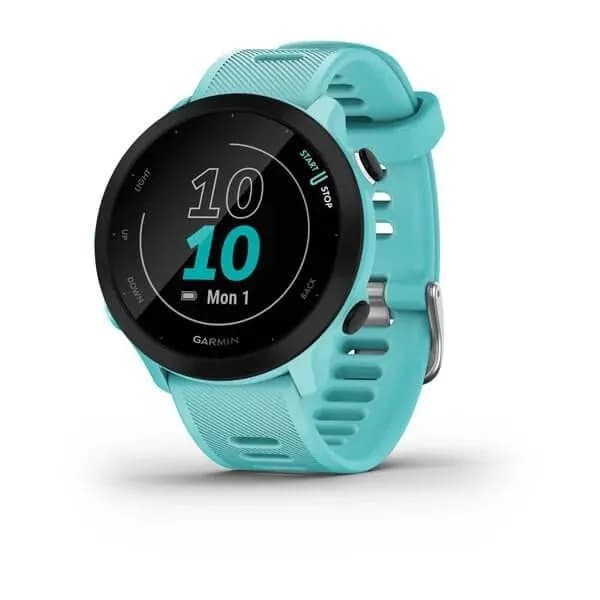 Умные часы Garmin Forerunner 55 (010-02562-12) 42 мм, голубой (Aqua) — фото 1