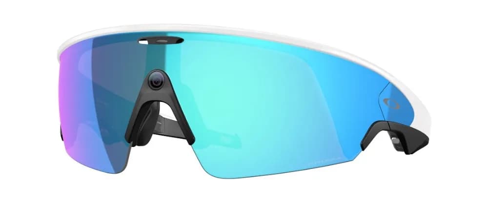 Умные очки Oakley Meta Vanguard OW8001 (белая оправа, линзы сапфировые) Prizm Sapphire — фото 1