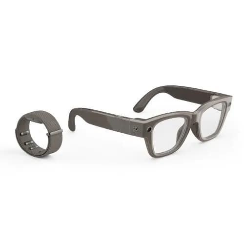 Умные очки Ray-Ban Meta Display (глянцевая песочная оправа, линзы с автозатемнением, песочный ремешок), размер S, размер ремешка 2 — фото 1