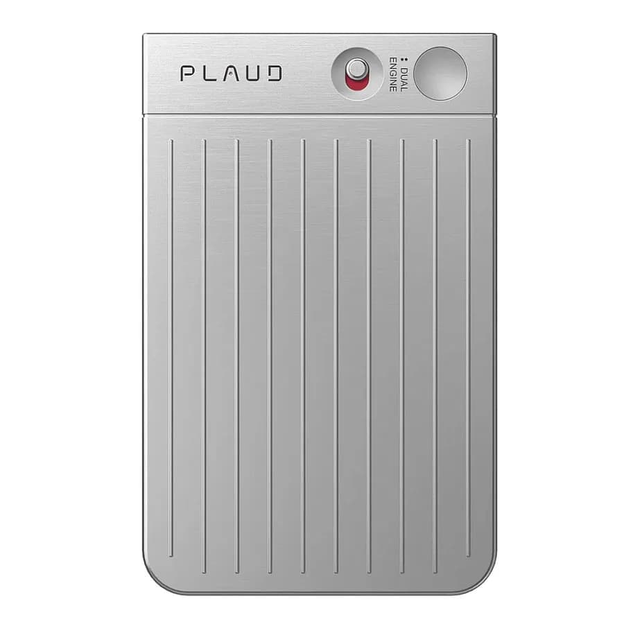 Диктофон Plaud Note с искусственным интеллектом ChatGPT, 64Gb, серебристый (Silver) — фото 1